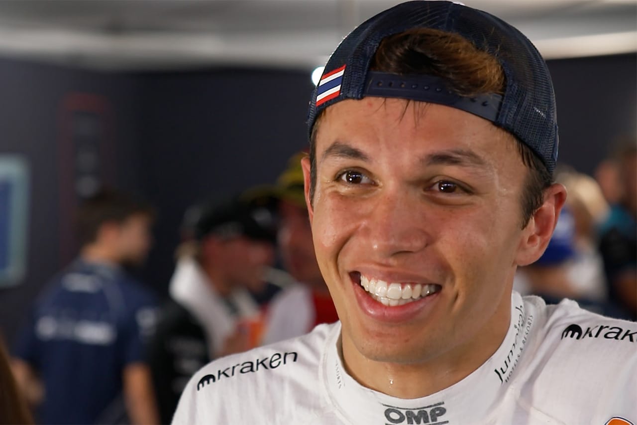 アルボン、F1イタリアGP7位 「直線スピードだけで達成できたような結果」