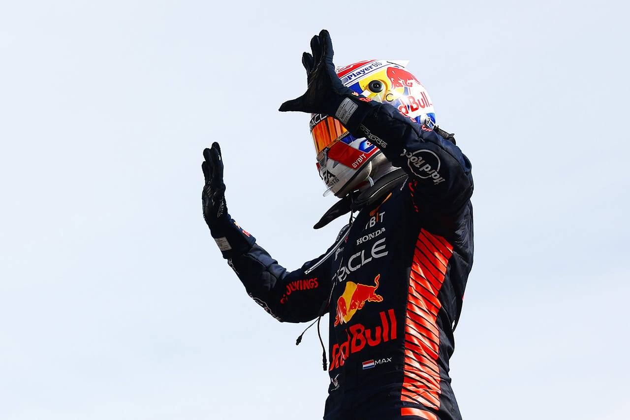 決勝：フェルスタッペンがF1イタリアGPを制して前人未踏の10連勝