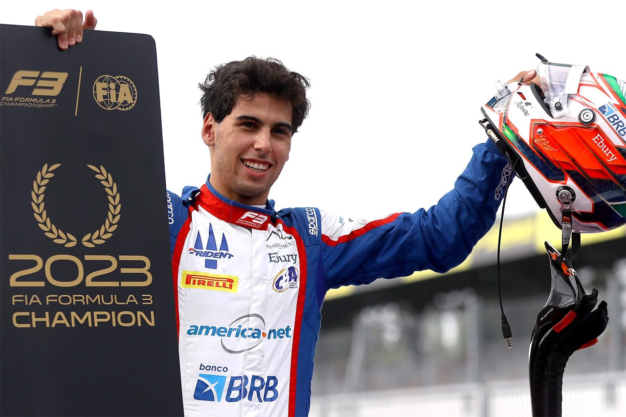 FIA F3：ガブリエル・ボルトレトが2023年のチャンピオン獲得
