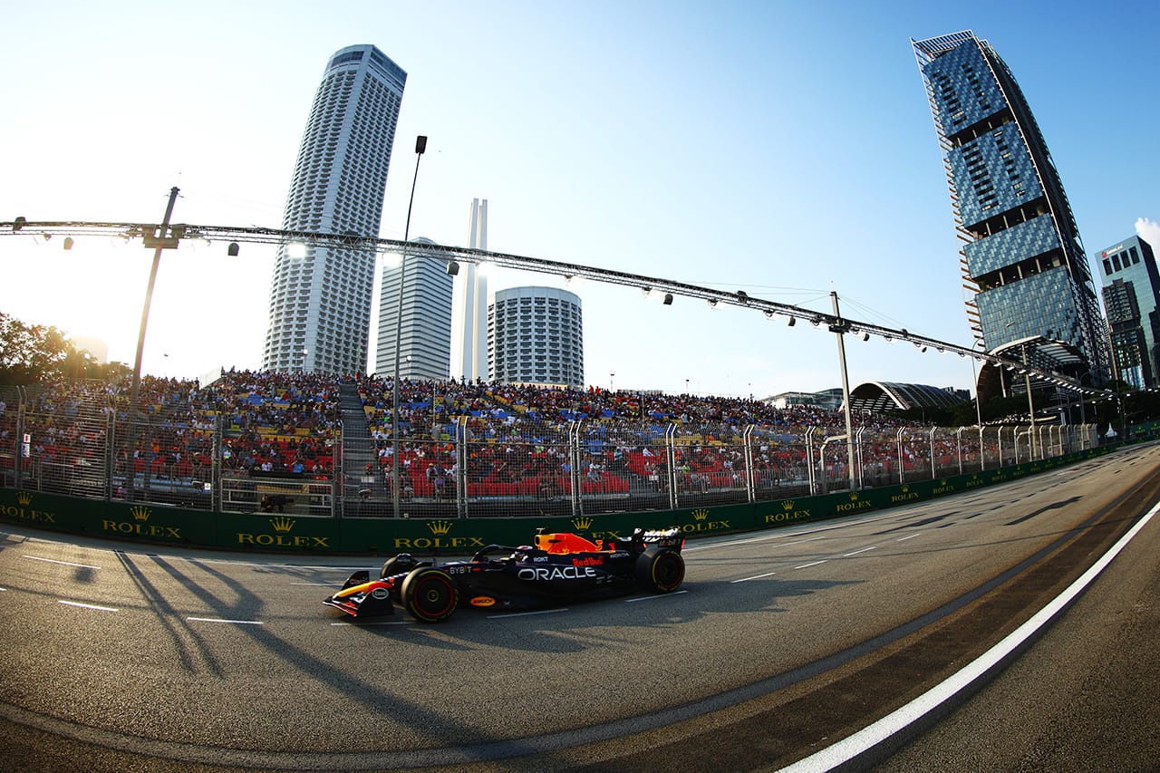 F1シンガポールGP フリー走行3回目:マックス・フェルスタッペンは4番手