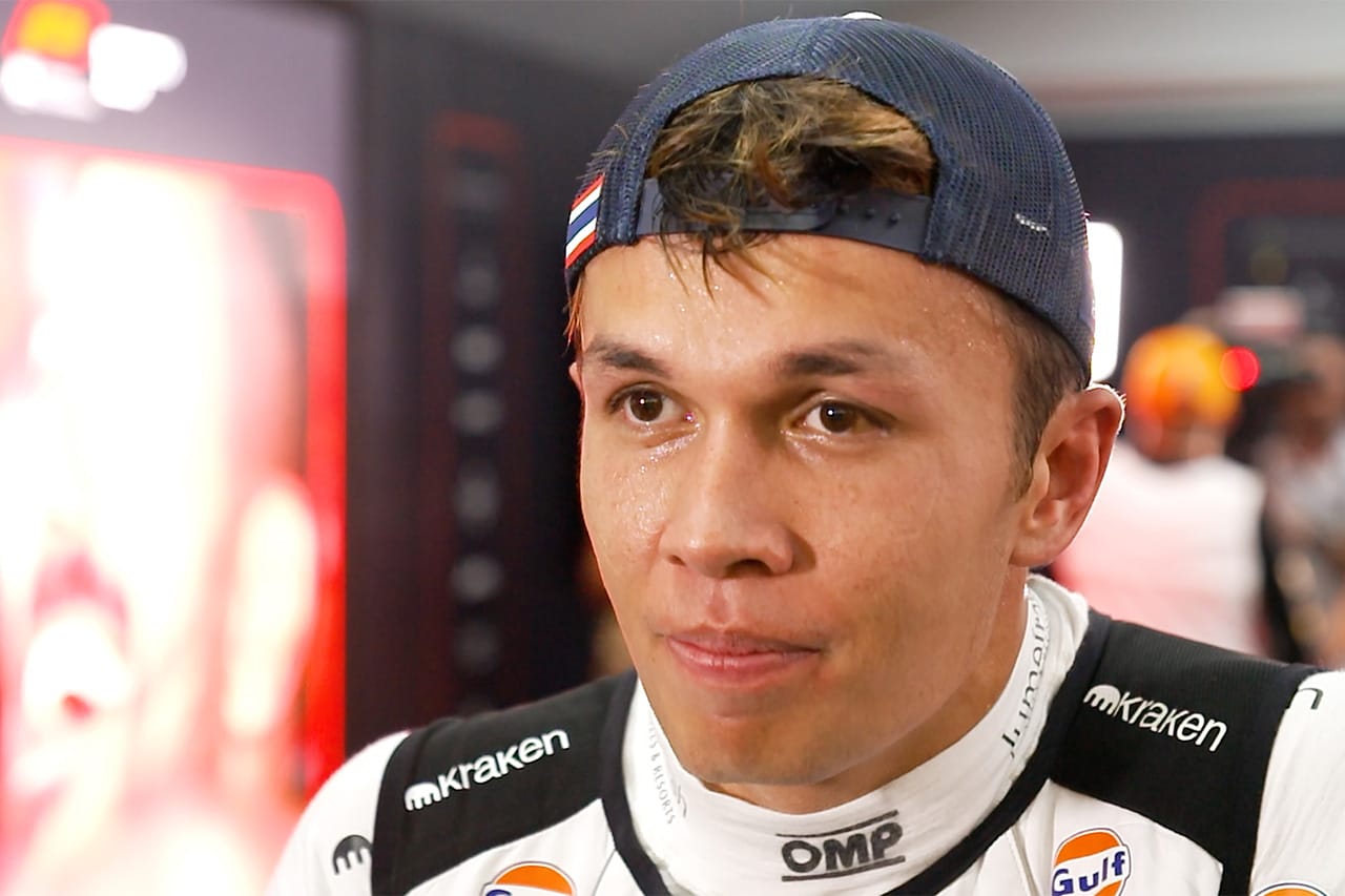 アレックス・アルボン F1シンガポールGP談 「ペレスの動きは楽観的だった」
