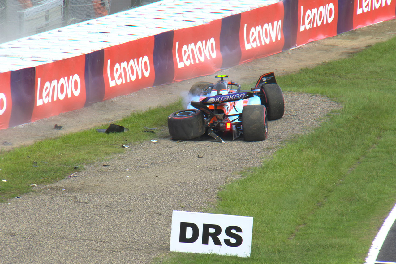 F1日本GP 予選Q1：リアム・ローソン4番手、角田裕毅8番手でQ1突破