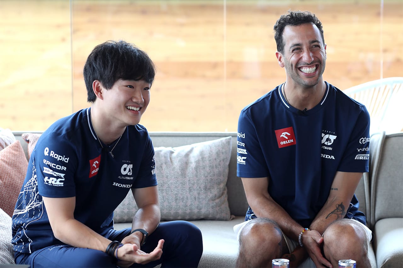 アルファタウリF1、2024年は角田裕毅とダニエル・リカルドを起用