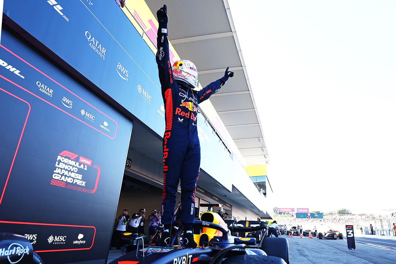 決勝:フェルスタッペンが今季13勝目 ピアストリ初表彰台 / F1日本GP