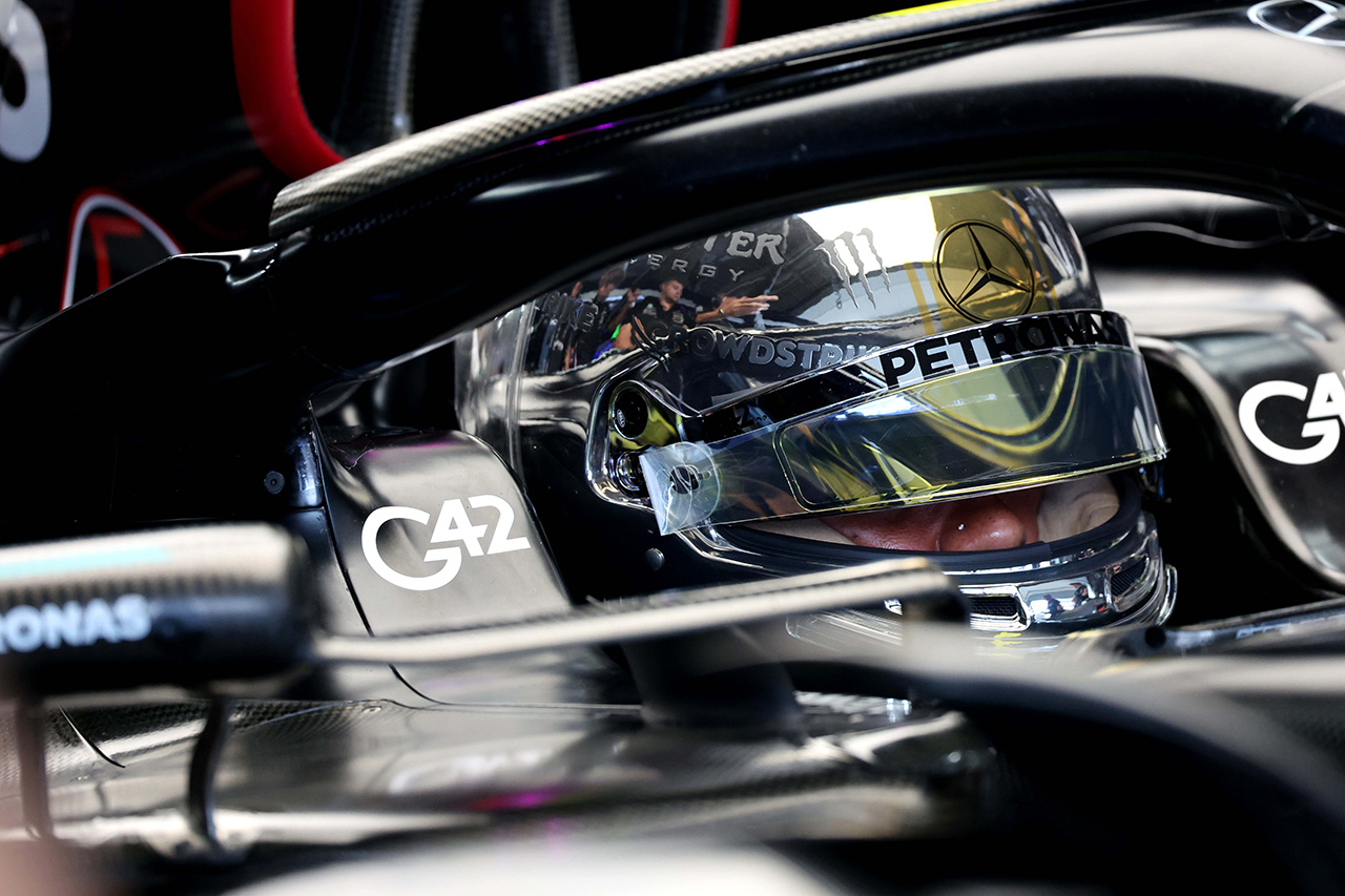 ルイス・ハミルトン F1日本GP予選7番手「リアエンドはまるでナイフエッジ」
