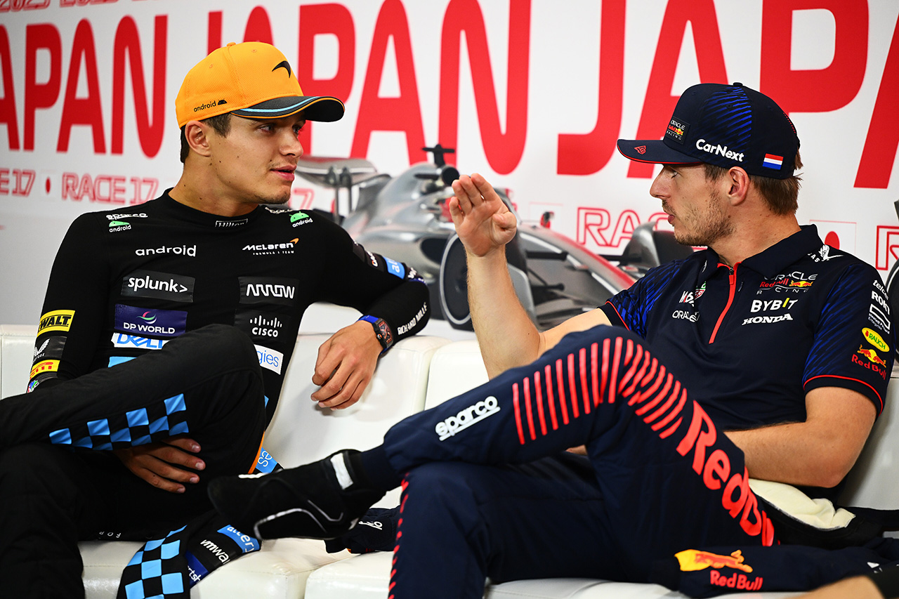フェルスタッペン 「1周目にマクラーレンの攻撃をかわせたのは幸運だった」