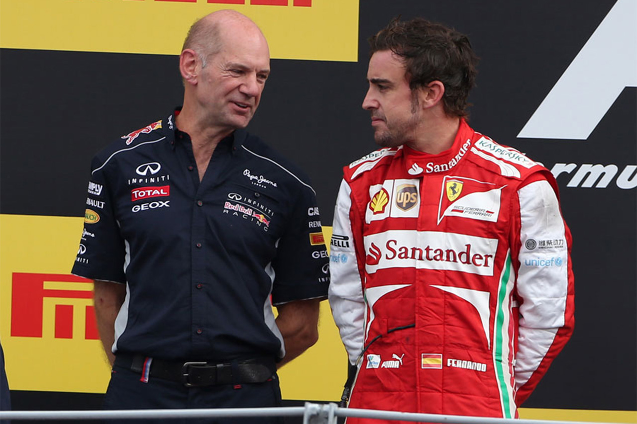 エイドリアン・ニューウェイ 「F1でアロンソやハミルトンと働いてみたかった」