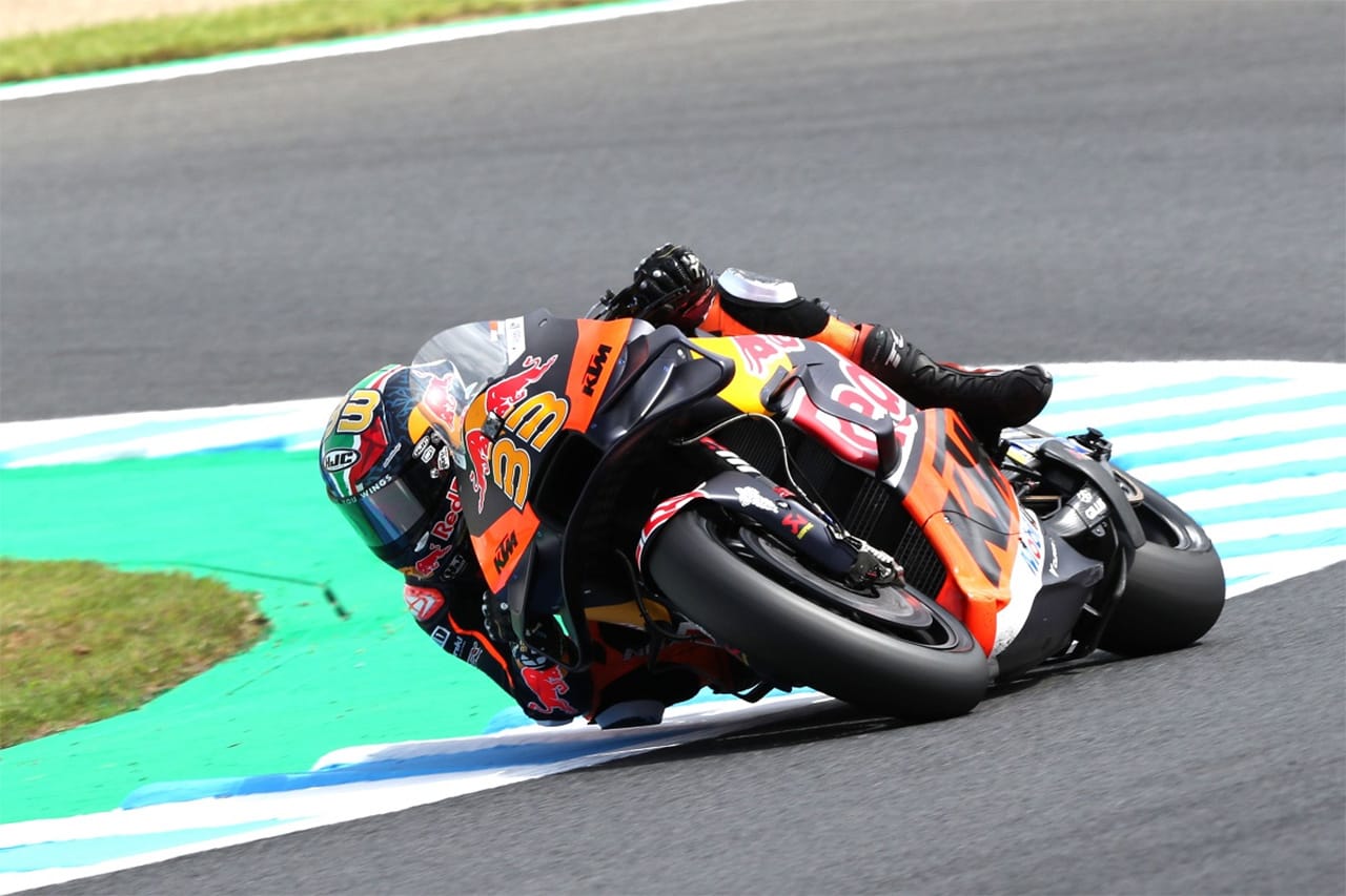 MotoGP:ブラッド・ビンダーがラップレコード更新で日本GP初日トップ