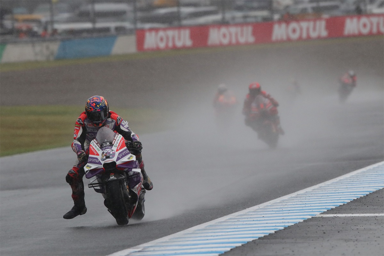 MotoGP:ホルヘ・マルティンが雨で赤旗終了の日本GPで今季3勝目