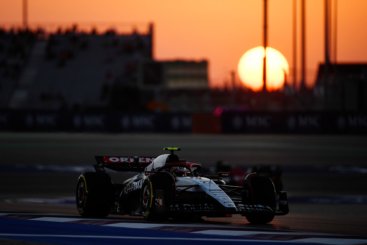 F1カタールGP フリー走行：フェルスタッペンがトップ 角田裕毅6番手