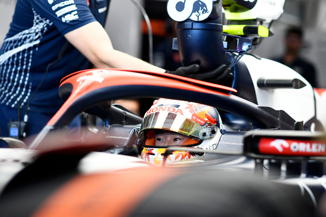 アルファタウリF1 「角田裕毅は走行を重ねるごとに改善していた」