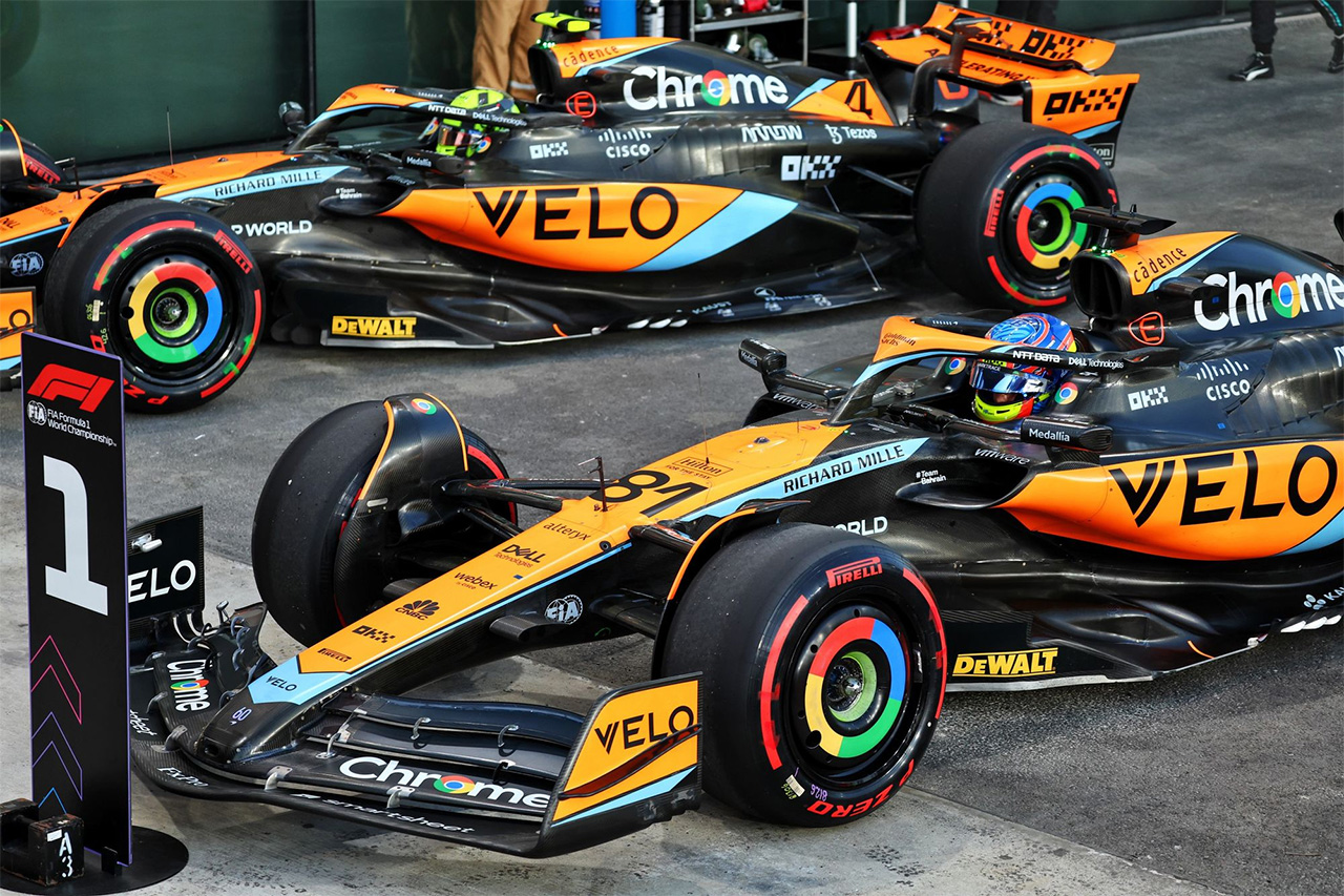 ピアストリ最速でマクラーレンがF1カタールGPスプリントの1列目独占