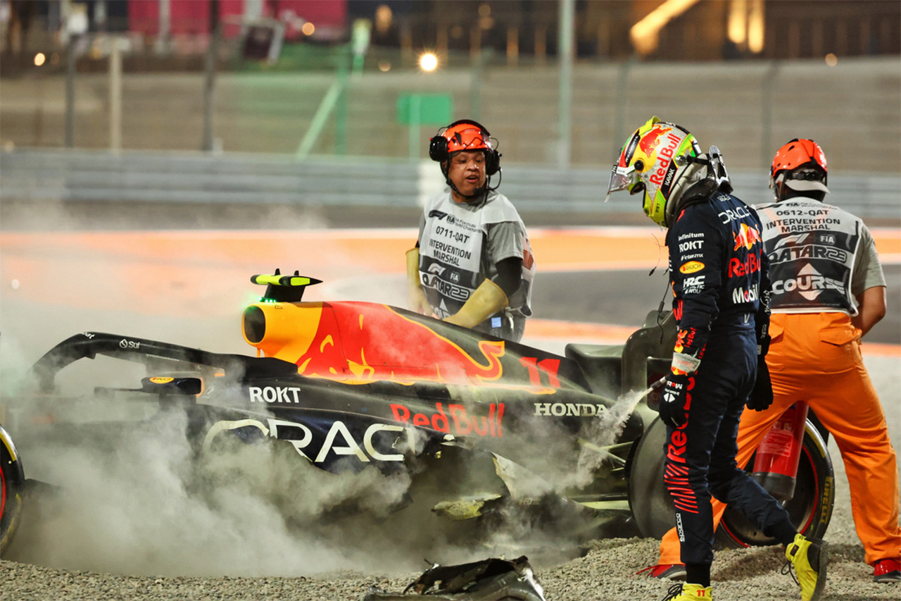 ペレス、F1カタールGPをピットレーンスタート+10秒ペナルティの可能性