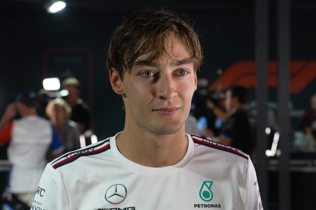 ジョージ・ラッセル F1カタールGP決勝 「同士討ちで大チャンスを逃した」