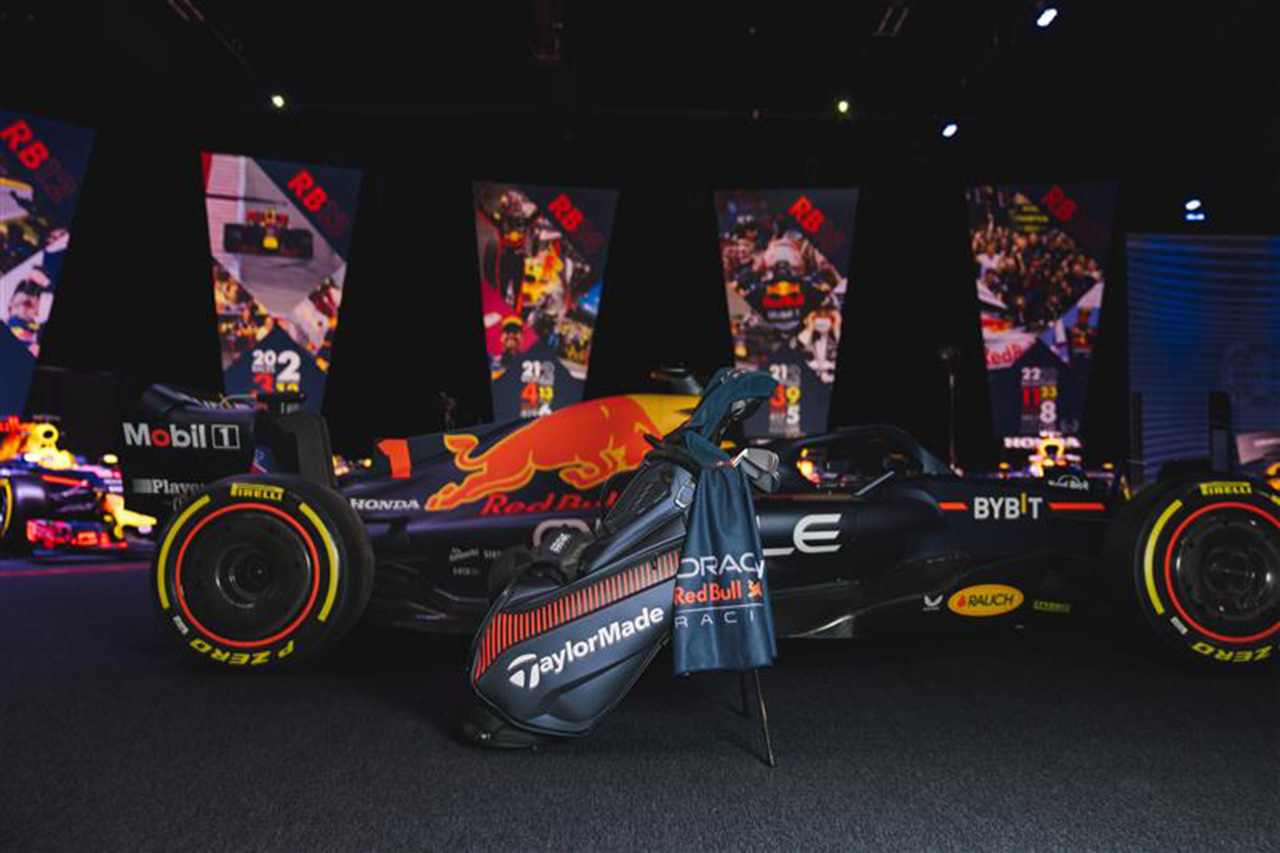 レッドブルF1、テーラーメイドゴルフとの限定コラボコレクションを発売