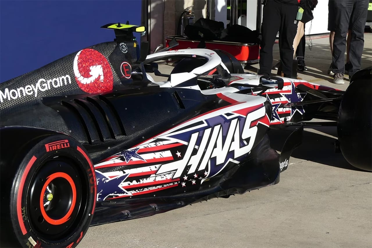 ハースF1チーム、アメリカGPで“レッドブル・スタイル”のVF-23を初公開