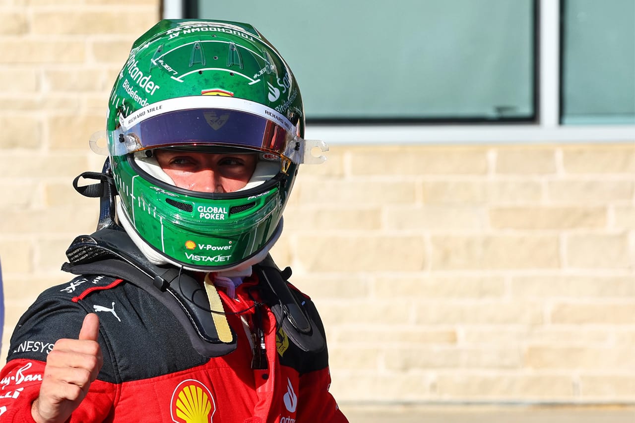 ルクレールがF1アメリカGP初ポール フェルスタッペンはトラックリミット違反