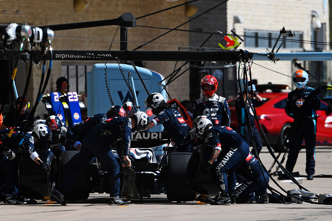 アルファタウリF1 「角田裕毅はタイヤをうまくコントロールしていた」