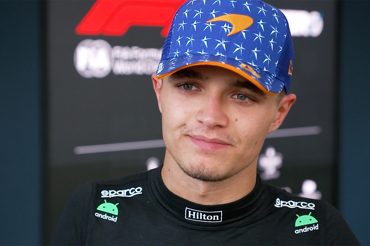 ランド・ノリス F1アメリカGP 「ルイスに対抗するタイヤは残ってなかった」