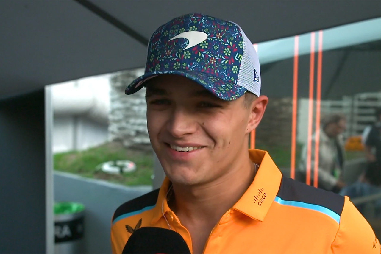 ランド・ノリス F1メキシコGP初日「レッドブルに挑戦するのは難しい」
