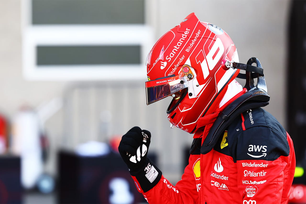 シャルル・ルクレールがF1メキシコGPのポール獲得 フェラーリが1列目独占