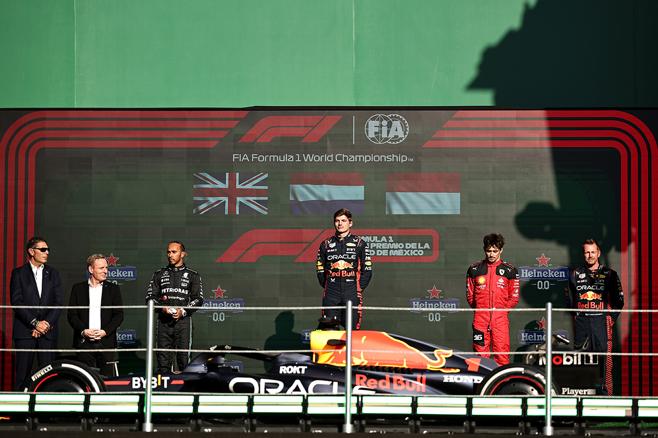 2023年 F1ポイントランキング （第20戦メキシコGP終了時点）