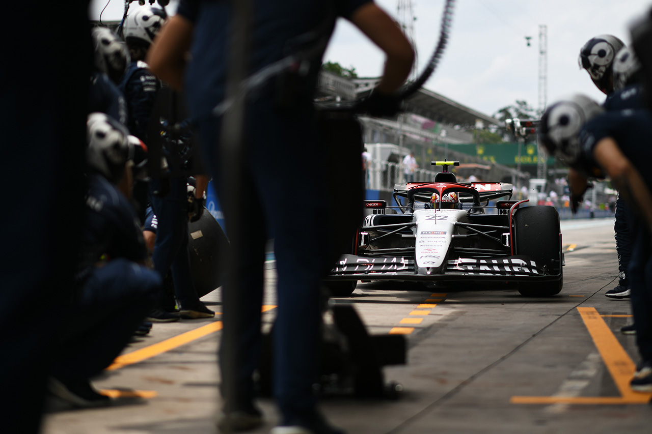 F1サンパウロGP 予選Q1：角田裕毅16番手 アルファタウリ2台揃って敗退