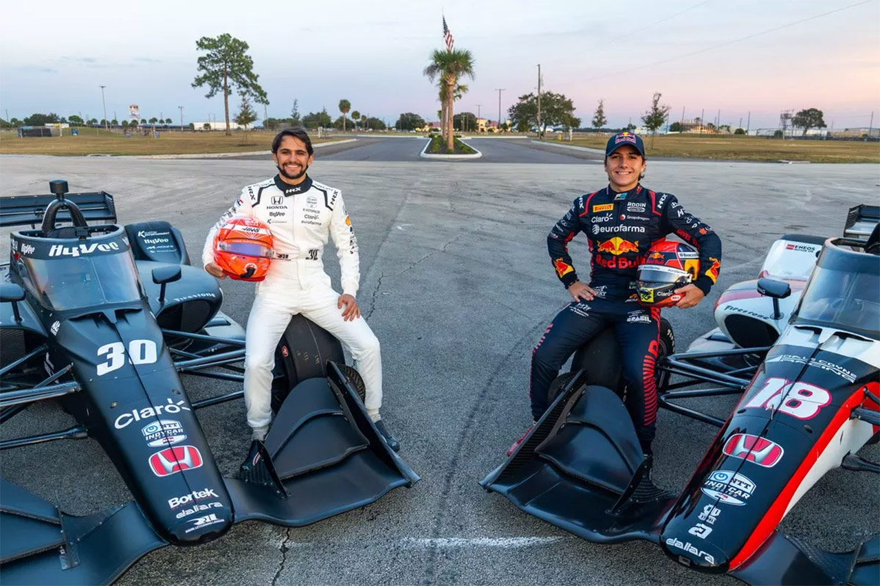 エンツォ・フィッティパルディ 兄ピエトロとインディカーを初テスト