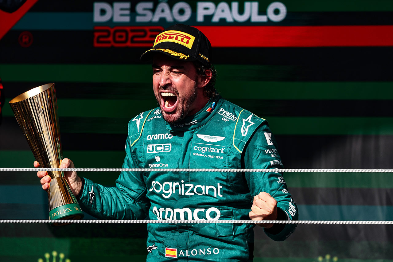 アロンソ F1サンパウロGPでアストンマーティンの「スランプ脱出」に手応え