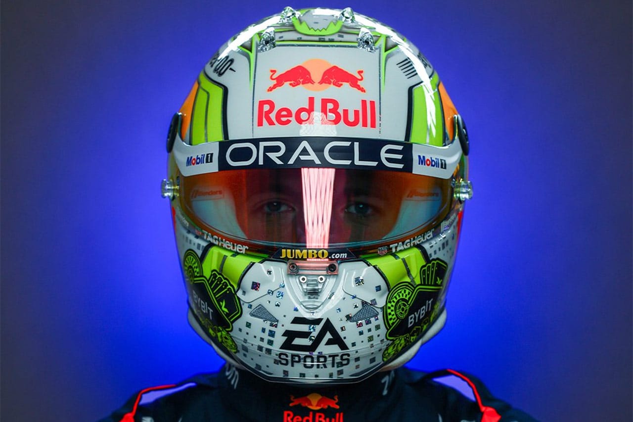 マックス・フェルスタッペン F1ラスベガスGP スペシャルヘルメット