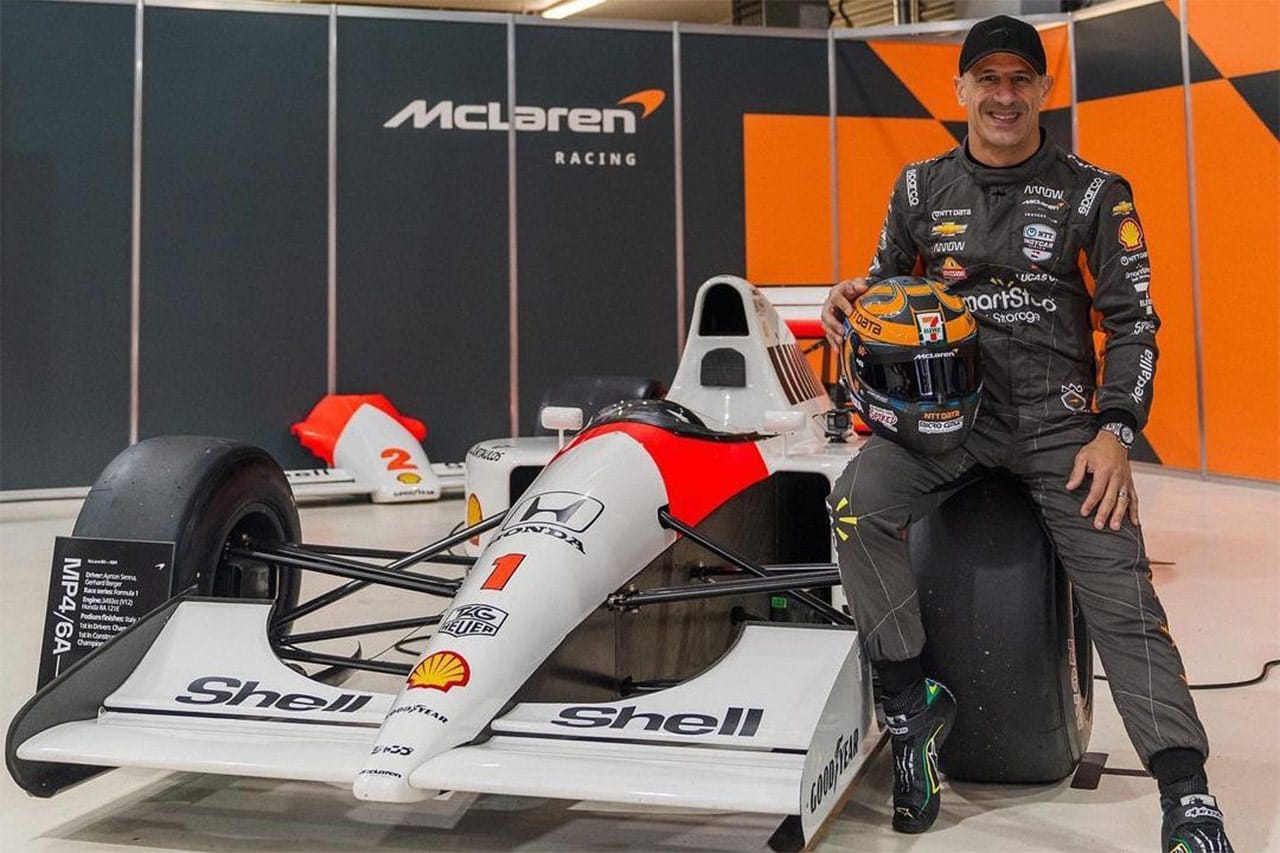 トニー・カナーン アイルトン・セナのF1愛機マクラーレンMP4/6をドライブ