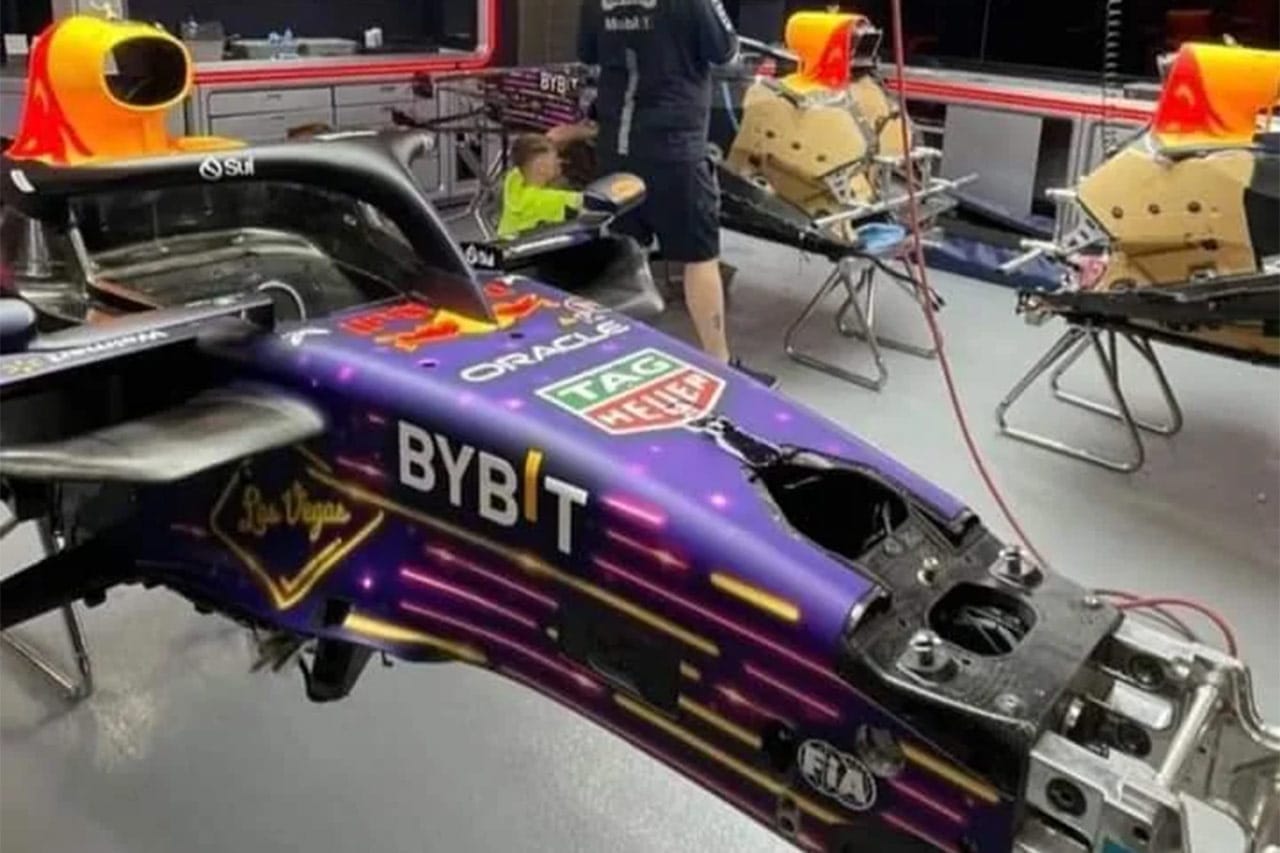 レッドブル F1ラスベガスGPの特別カラーリングがリーク