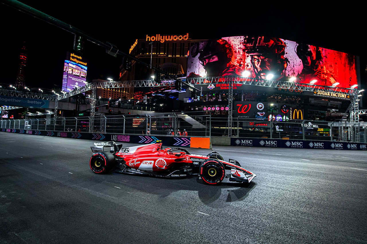 【動画】 F1ラスベガスGP フリー走行2回目 ハイライト