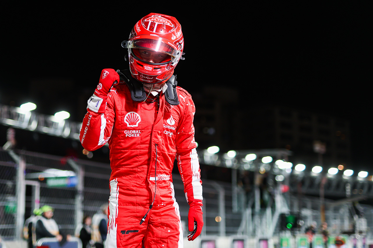 ルクレール F1ラスベガスGPでポール獲得も「自分のラップにはがっかり」