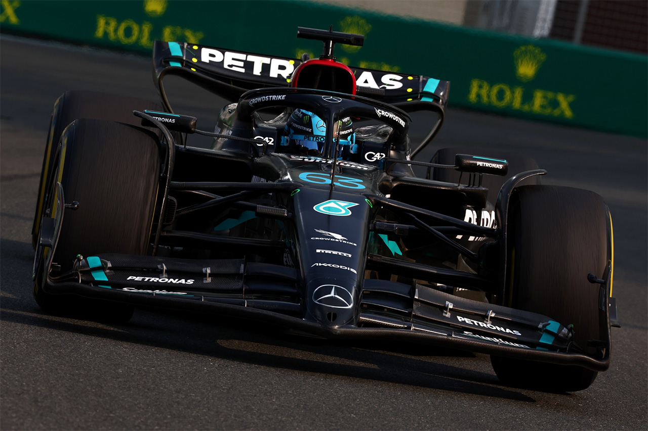 F1アブダビGP ジョージ・ラッセルがFP3最速 レッドブル・レーシング苦戦