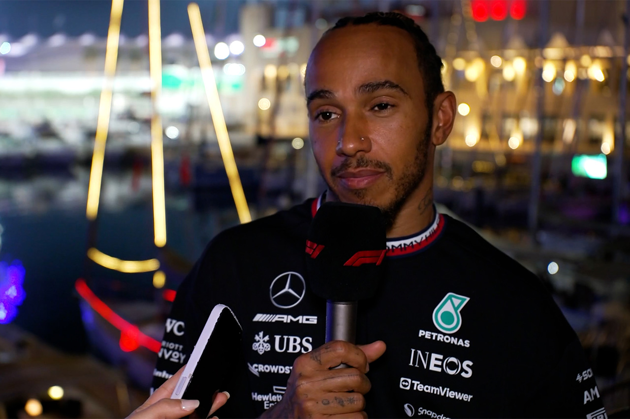 ルイス・ハミルトン F1アブダビGP初日 「Q3進出はチャレンジ」