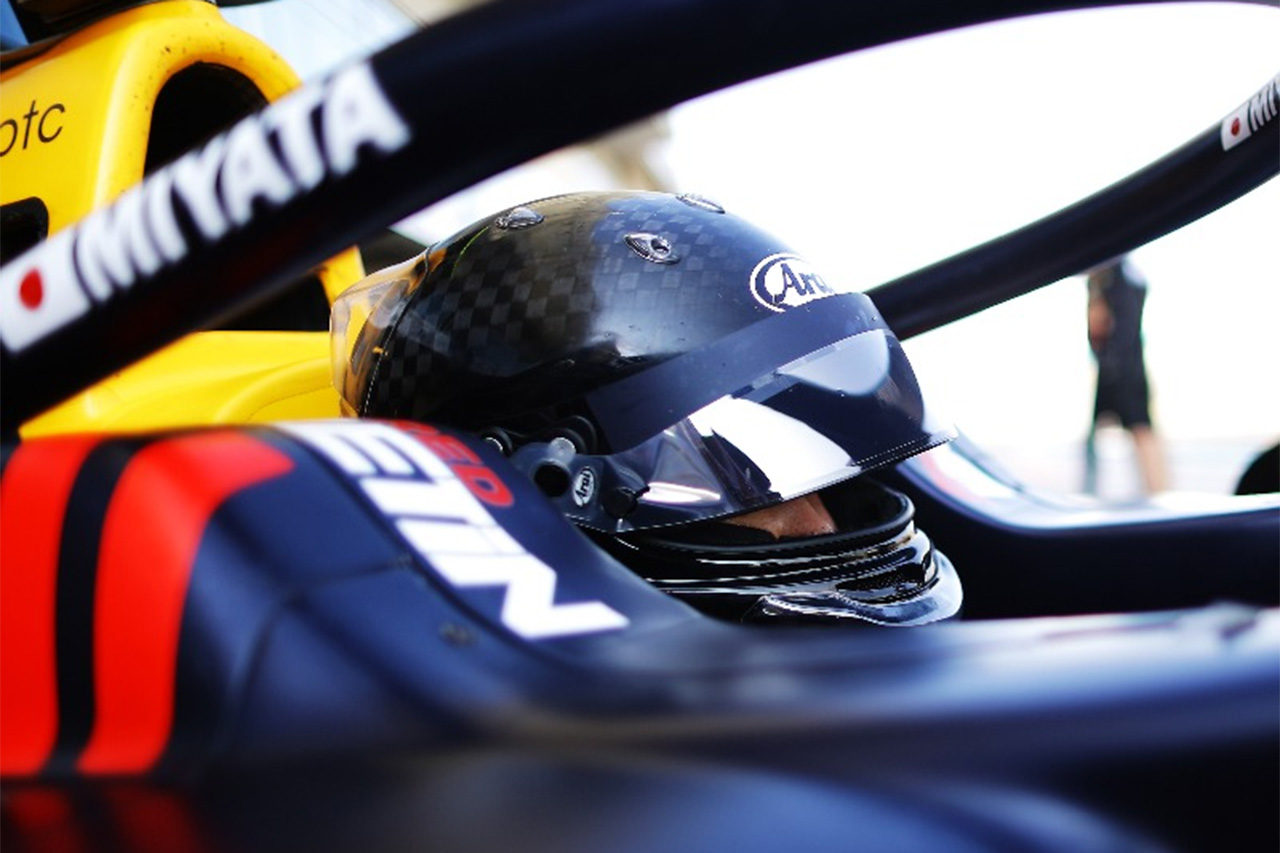 宮田莉朋 FIA F2合同テスト最終日の午後セッションで4番手タイム