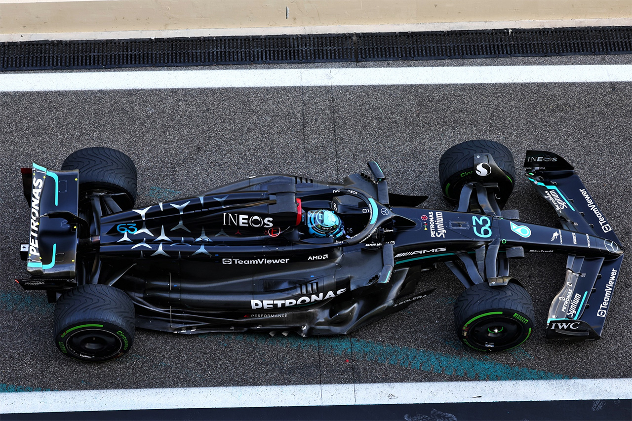 メルセデスF1代表 2024年マシンW15は「ほぼ全てのコンポーネントを変更」