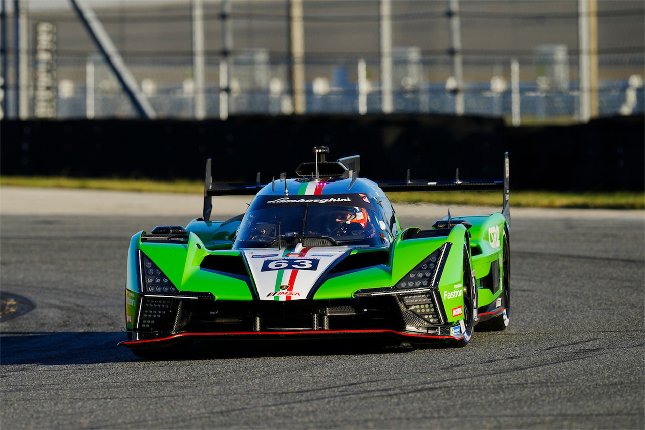 ランボルギーニ IMSA公式テストデビューで新型SC63が最速タイム