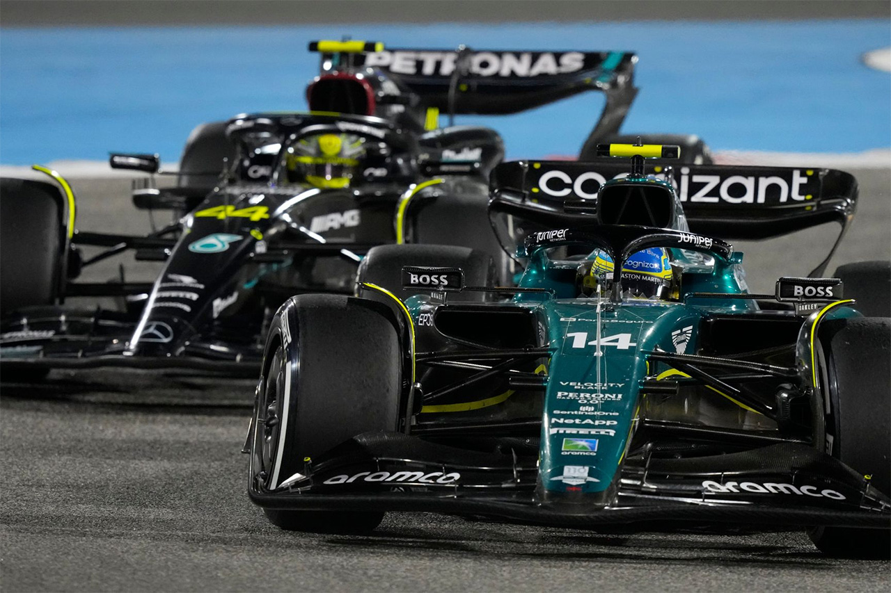 アストンマーティンF1 メルセデスの風洞使用時は「別々のドアを使用」