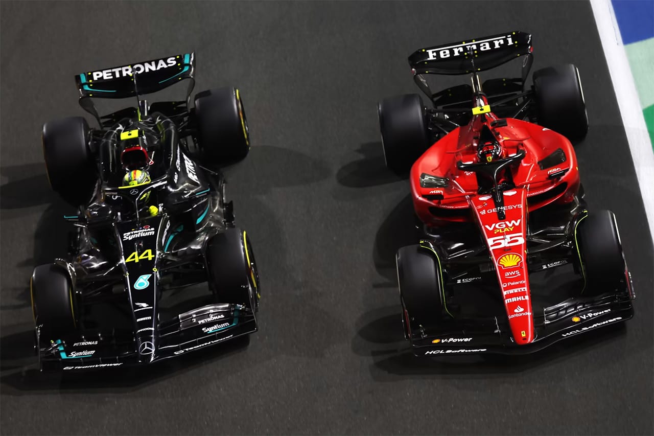 F1チーム フェラーリとメルセデスの評価額は5370億円近くとの算出