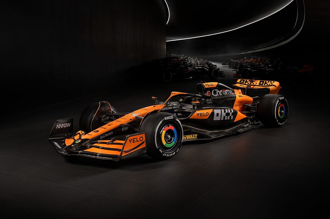 マクラーレンF1 2024年F1マシン『MCL38』のカラーリングを公開