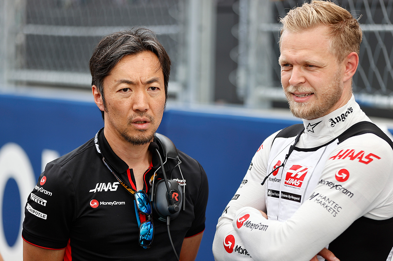 小松礼雄 ハースF1の2024年F1マシンは「マグヌッセンの運転方法に対応」