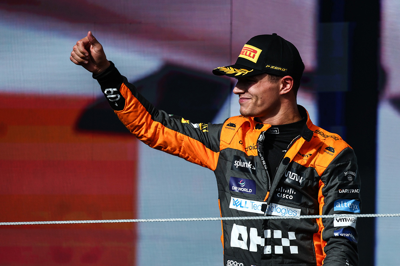ランド・ノリス マクラーレンと契約延長「レッドブルF1移籍の噂を楽しんだ」