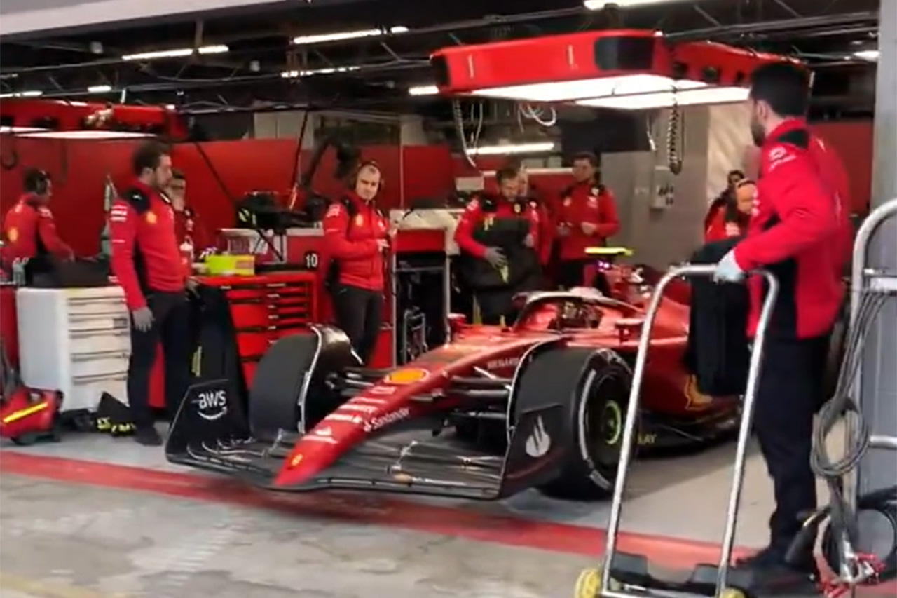 アーサー・ルクレール フェラーリのテストでF1マシン初走行