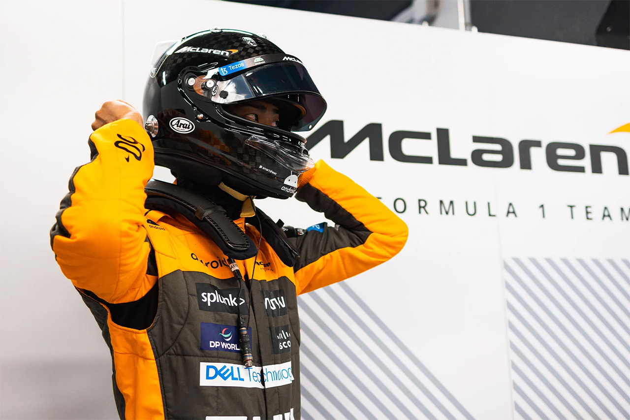 平川亮 マクラーレンF1の2022年マシン『MCL36』をテストへ