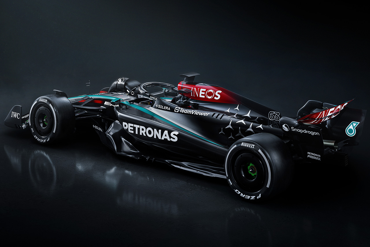 メルセデスF1 2024年F1マシン『W15』で「リアの挙動改善に大きな焦点」