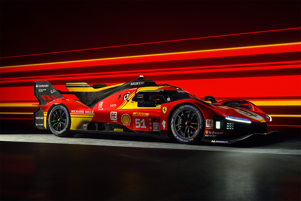 フェラーリ WECハイパーカー車両『499P』の2024年カラーリングを発表