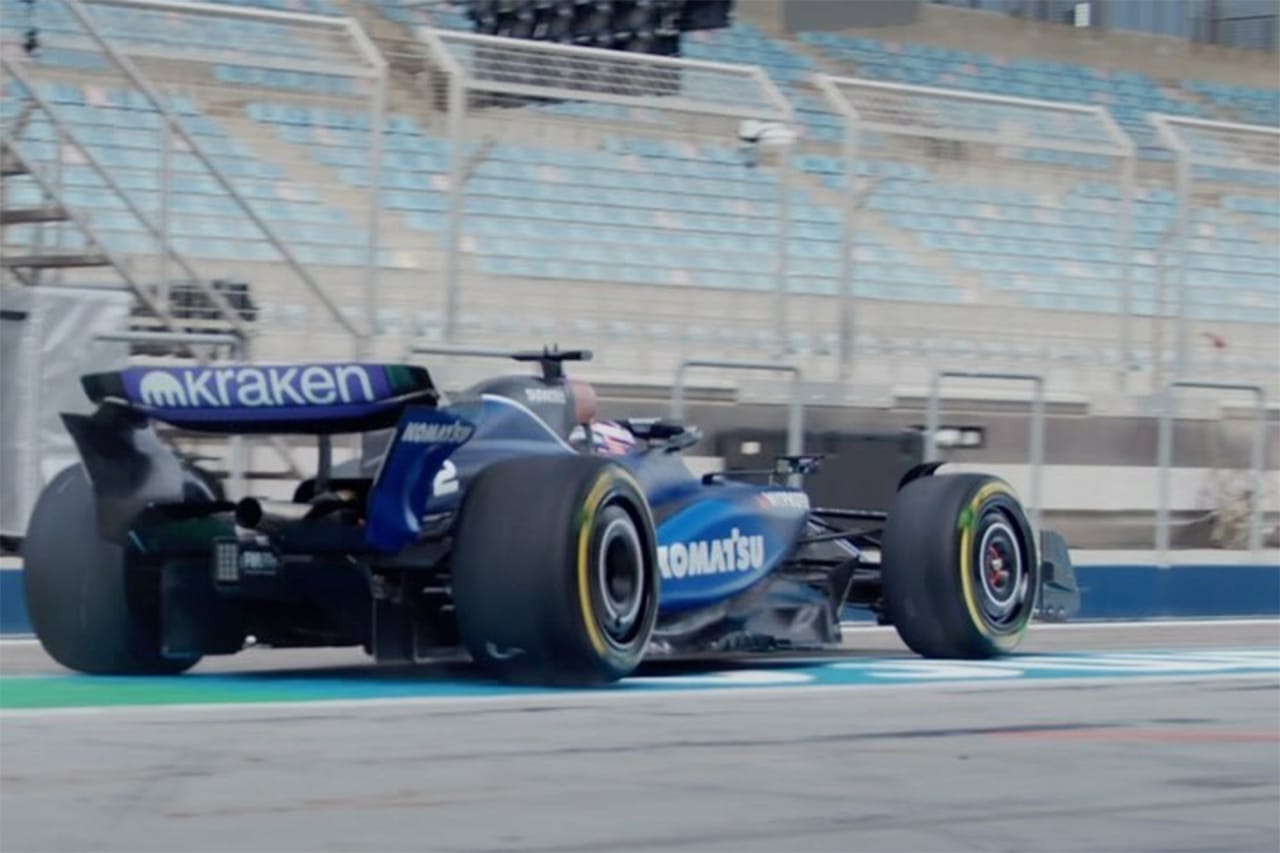 ウィリアムズF1 2024年F1マシン『FW46』をバーレーンでシェイクダウン