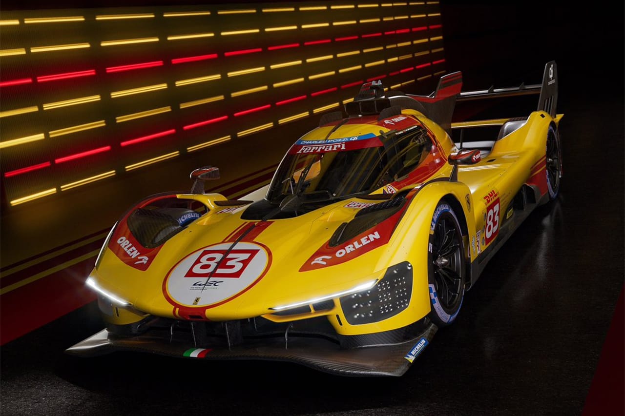 AFコルセ WEC参戦フェラーリ499Pのイエローのカラーリングを披露
